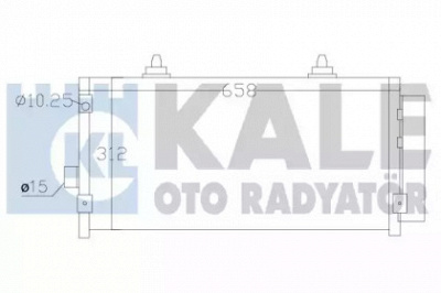KALE OTO RADYATOR 389500 -  Конденсатор, кондиционер